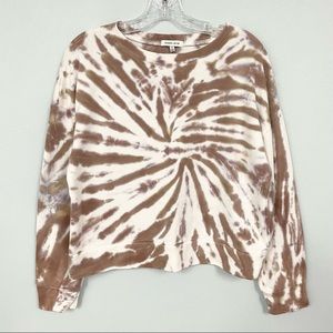 LOUNGE! [🍿] Week-end Mocha Tie-Dyed Sweatshirt